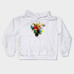 Abstract colorful design Kids Hoodie